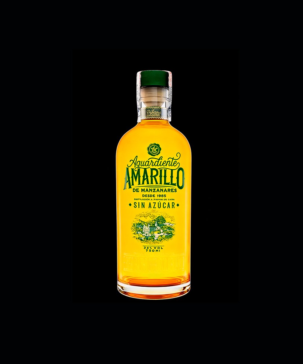 Botella de Aguardiente Amarillo Manzanares 750 ml