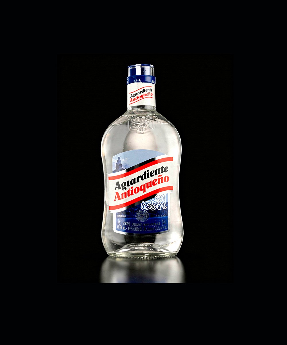 Botella de Aguardiente Antioqueño Tapa Azul 750 ml